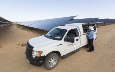 EDF Renewables' Catalina solar PV project in California's Kern County. Image: EDF Renewables.