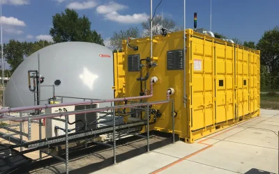 Elestor hydrogen and bromine flow battery unit. Image: Elestor.