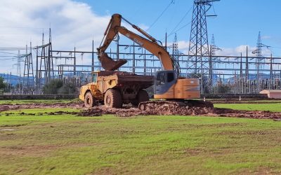 Work begins at the Son Reus plant in Mallorca, the standalone solar project Endesa announced together with the Son Orlandis solar-plus-storage project. Image: Endesa.