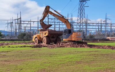 Work begins at the Son Reus plant in Mallorca, the standalone solar project Endesa announced together with the Son Orlandis solar-plus-storage project. Image: Endesa.