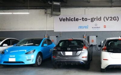 A V2G pilot project in Brooklyn, New York. Image: Fermata Energy.