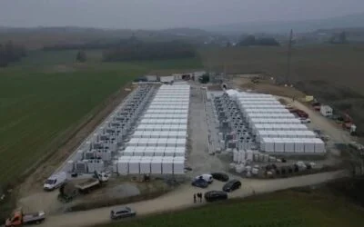 A 200MWh BESS project in Wunsiedel, Germany, using technology provided by Fluence for owner MW Storage. Image: BR24 news video on Youtube.