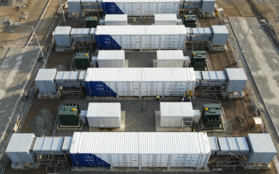 A Fluence grid-scale battery energy storage system (BESS) project in the Philippines, completed earlier this year. Image: Fluence.
