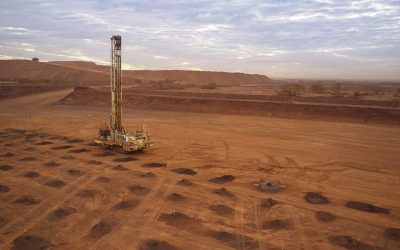 Fortescue Metals Group autonomous drilling rig in the Pilbara, Western Australia. Image: Fortescue Metals Group.
