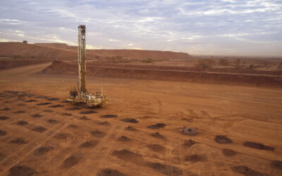Fortescue Metals Group autonomous drilling rig in the Pilbara, Western Australia. Image: Fortescue Metals Group.
