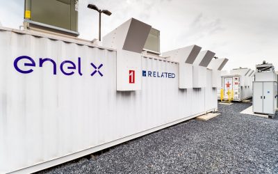 An Enel X battery storage project in New York, US. Image: Enel X.