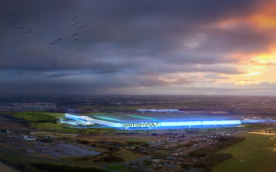 Early rendering of the gigafactory that never was. Image: Britishvolt.