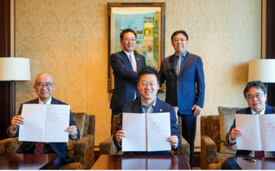Gotion, DEI and CO2OS signed their business partnership agreement, 1 March 2024. Image: Gotion/DEI/CO2OS