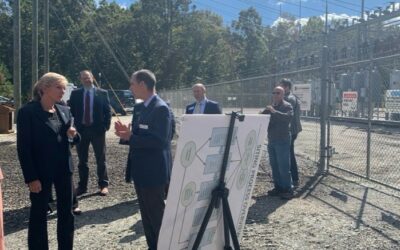 Secretary of Energy Jennifer Granholm (left), in Georgia yesterday to make the announcement. Image: Secretary Jennifer Granholm via X/Twitter.