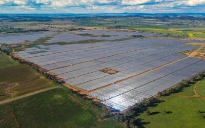 Canadian Solar's 250MW Gunning project proposal includes 150MW/600MWh battery storage. Image: Canadian Solar