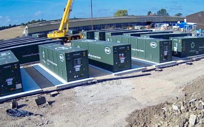 A grid-scale battery storage system in the UK, optimised by Habitat Energy's combination of trading software and human intervention. Image: Habitat Energy.