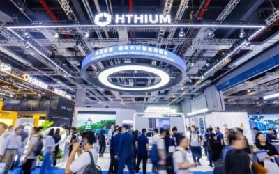 Hithium's expo stand at SNEC 2026. Image: Hithium