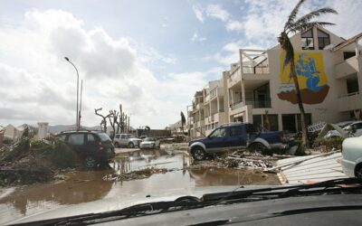 The aftermath of Hurrican Irma, one of two hurricanes which hit Puerto Rico in 2017. Image: wikimedia user Thierry Pierrard.