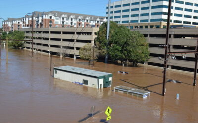 Flooding after Hurricane Ida this year in Pensylvania, US. Image: Flickr user Michael Stokes.