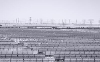 EWEC is responsible for the electricity network in Abu Dhabi, and also owns generating projects, including this concentrated solar power (CSP) array, called Shams. Image: EWEC (Emirates Water and Electricity Company).