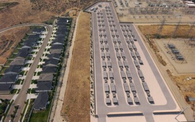 Render of the Boise Bench BESS project from Idaho Power