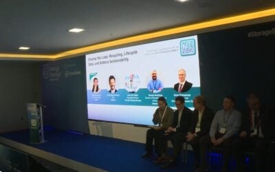 'Closing the Loop: Recycling, Lifecycle Data, and Battery Sustainability' panel discussion at the Energy Storage Summit 2026 in London 