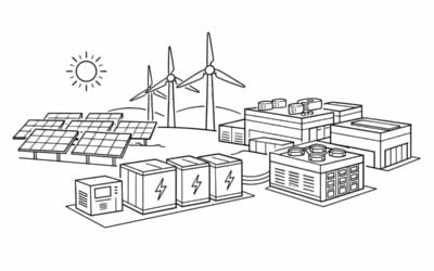 Renewables and battery storage hold the key to optimising data centres’ power needs and alleviating reputational concerns. Image: Solar Media AI-generated.