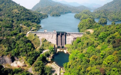 Around 90% of Kerala State Electricity Board Limited's power generation is from hydroelectric, with solar at about 10% and growing. Image: KSEBL.