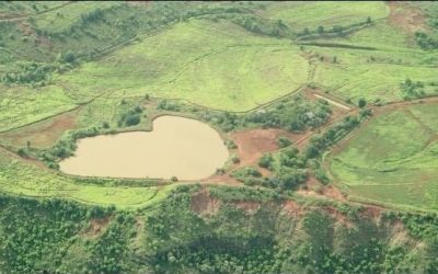How a reservoir at the KWEP project in Hawaii would look after restoration as part of the project's scope. Image: KIUC.