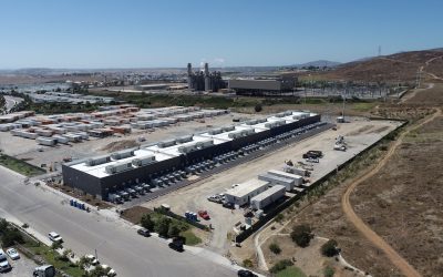 Aerial view of Gateway, a 250MW/250MWh lithium-ion BESS project built in California by LS Power and now in REV Renewables' portfolio. Image: LS Power.