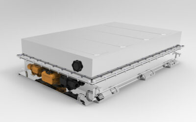 Microvast Gen4 battery pack, featuring the company's new high energy density 53.5Ah cells. Image: Businesswire.