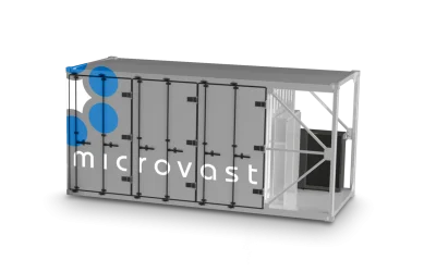 Rendering of a 4.3MWh Microvast ME-43000-UL ESS Container unit. Image: Microvast.