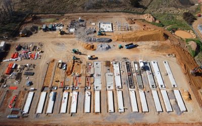 Elsewhere in Australia, Neoen's 100MW/200MWh Capital Battery project reached financial close in October and construction underway. Image: Neoen via Twitter.
