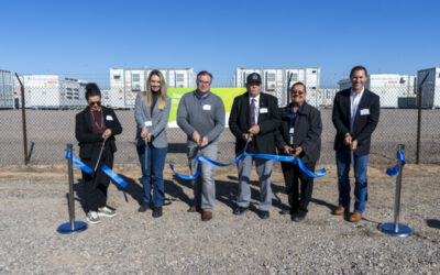 Ribbon-cutting at the 100MW/400MWh BESS project in Coolidge, Arizona. Image: NextEra Energy Resources.