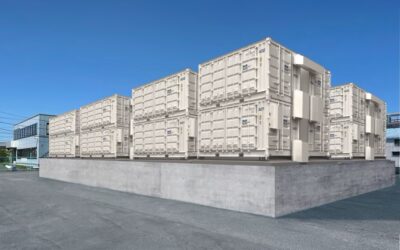 NGK grid-scale sodium-sulfur (NAS) battery storage site. Image: NGK Insulators.