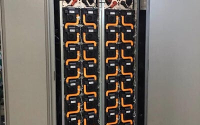A NYPA demonstration project for a lithium-ion 'Supercell'-based  energy storage system. NYPA CEO and president Gil Quiniones is chair of the GridWise Alliance. Image: NYPA / Cadenza Innovation.