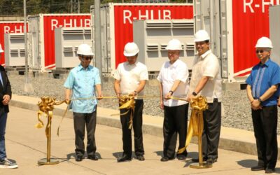 Philippines president Ferdinand R. Marcos Jr cuts the ribbon to inaugurate ABB's BESS project in June. Image: Gov't of Philippines official photo.