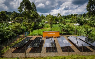 A project installed by US company Powerhive, which specialises in 'off-grid utility solutions' on the African continent. Image: Powerhive.