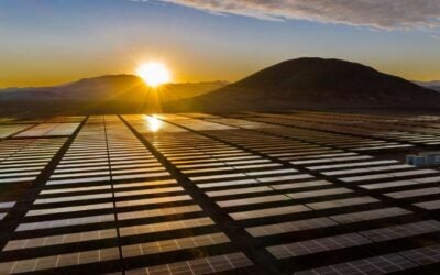 The Gemini solar-plus-storage project, 690 MWac of solar + 380 MW/4-hour battery energy storage system (BESS), has been operational since 2024. Image: Primergy.