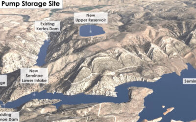 Plan for the 900MW Seminoe project in Utah, in development by rPlus Hydro, a subsidiary of the renewables developer. Image: rPlus
