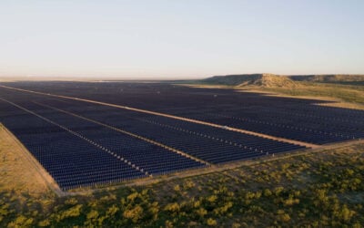 SB Energy's operational 418MWp Juno Solar PV project in Texas, US. Image: SB Energy