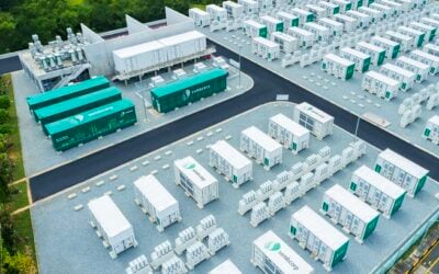 Sembcorp-EMA's 200MW/285MWh BESS on Jurong Island, Singapore. Image: Sembcorp