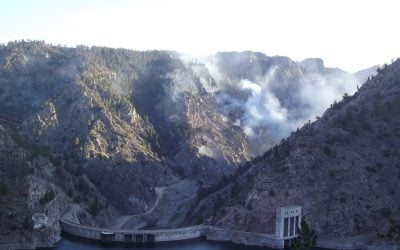 Seminoe Dam, Wyoming. Image: Brian Brameier, US Bureau of Reclamation via Flickr.