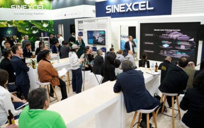 The Sinexcel booth at Intersolar Europe 2025.