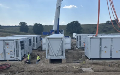 BESS project installation in Romania, 2026. Image: Sinexcel.