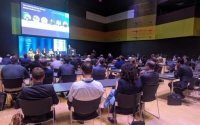 A panel discussion at the Energy Storage Summit.