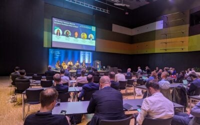 A panel discussion at the Energy Storage Summit.