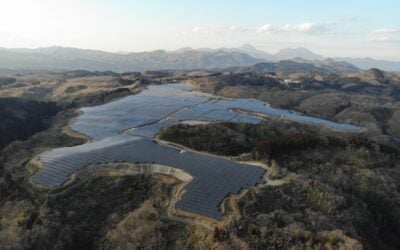 Sonnedix's 38.7MW PV plant in Oita, where the BESS will be co-located. Image: Sonnedix