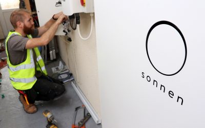 Sonnen home battery installation. The company's regulatory affairs VP Felix Dembski spoke at the event, along with reps from companies including ESS Inc and Portuguese utility EDP. Image: Centrica.