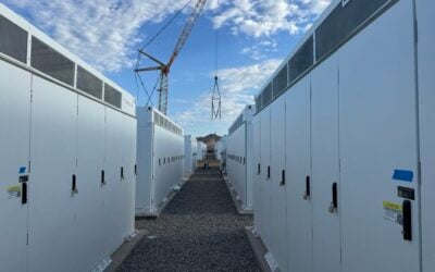 A Strata Clean Energy BESS project during construction. Image: Strata Clean Energy via LinkedIn