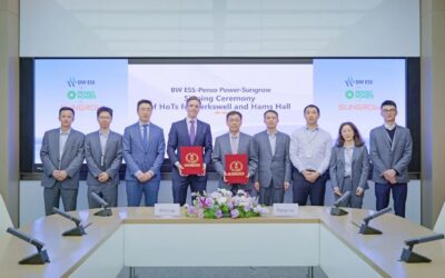 Company representatives agreed the deal in a ceremony earlier this week. Image: Sungrow