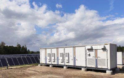 High-voltage, DC-coupled solar-plus-storage solution from Sungrow at a project in Florida, US. Image: Sungrow.
