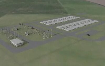 Boralex BESS project rendering in Ontario