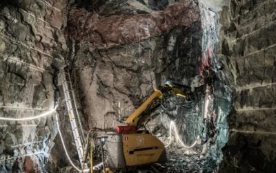 An underground hydrogen storage pilot project under construction from Vattenfall in 2022. Image: Patrik Öhman / Vattenfall.