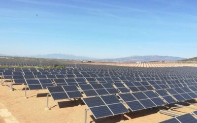 The 8.2MW Fuente Álamo solar project, in Murcia, Spain. Image: Velto Renewables.